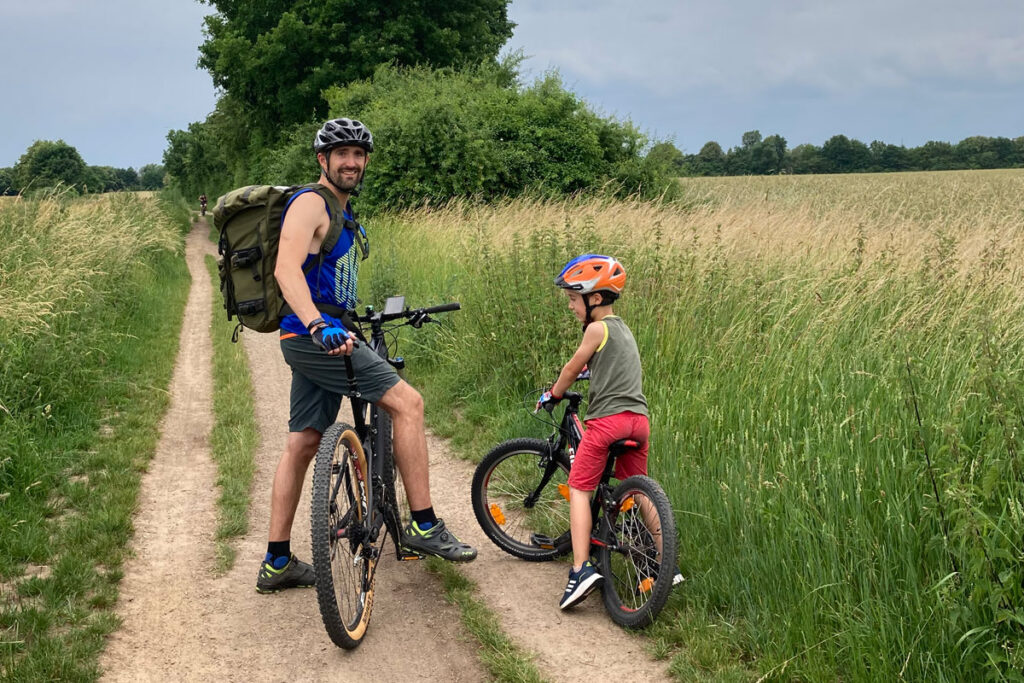 road trip en velo avec des enfants